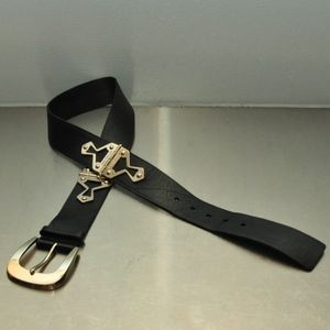 Michael Kors black leather belt